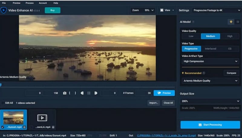 Topaz Video AI