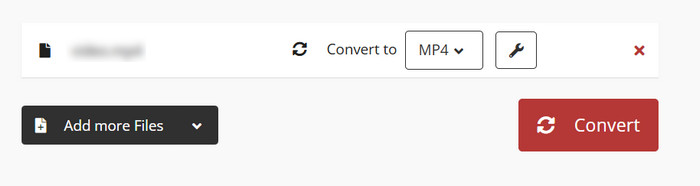 CloudConvertで変換を実行