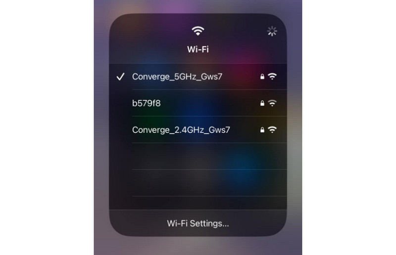 インターネット接続を確認