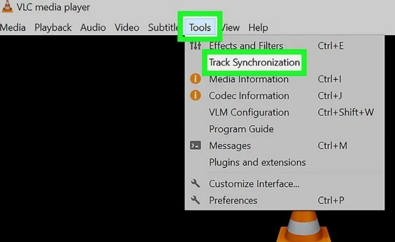 VLC トラック調整