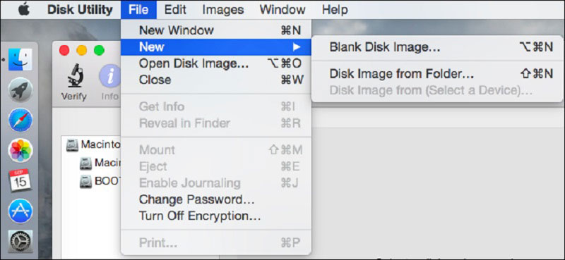 ISO ディスクを作成