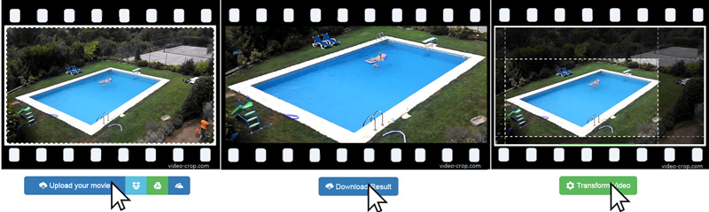 動画をオンラインでクロップする