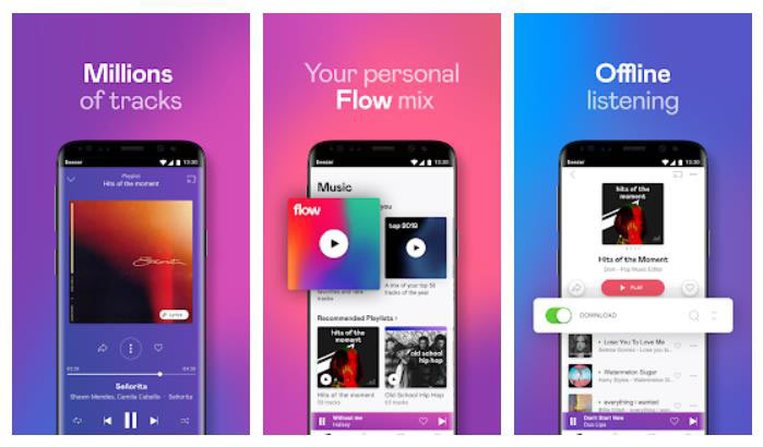 Deezerアプリ（Android／iPhone用）