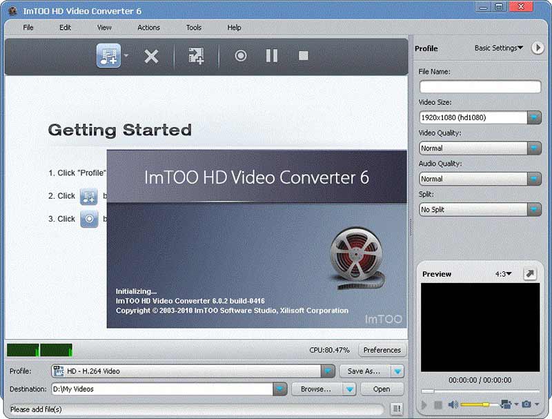 Imtoo HD Video Converter