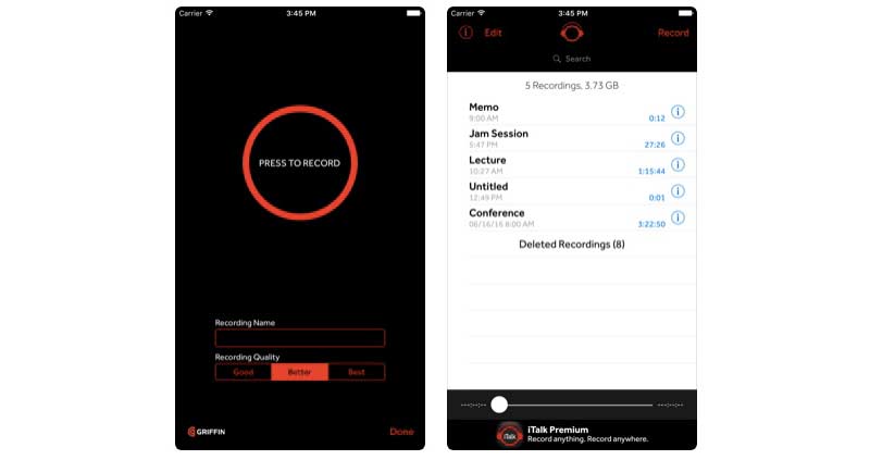 iTalk Recroder（アイトークレコーダー）