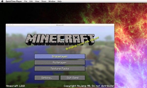 Mac で Minecraft を録画