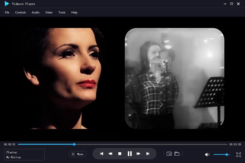 4K Blu-ray 映画を再生