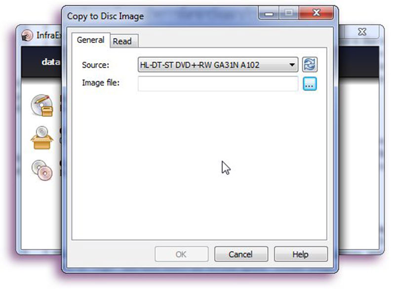 InfraRecorder インターフェースを読む
