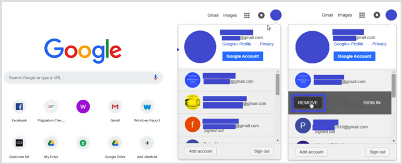 Google アカウントを削除