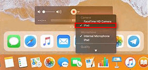 録画するiPadを選択