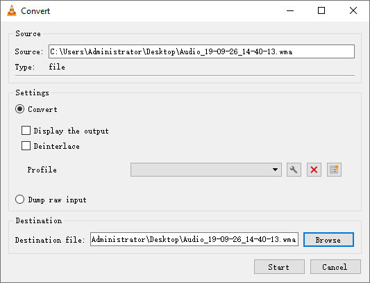 出力フォルダー
