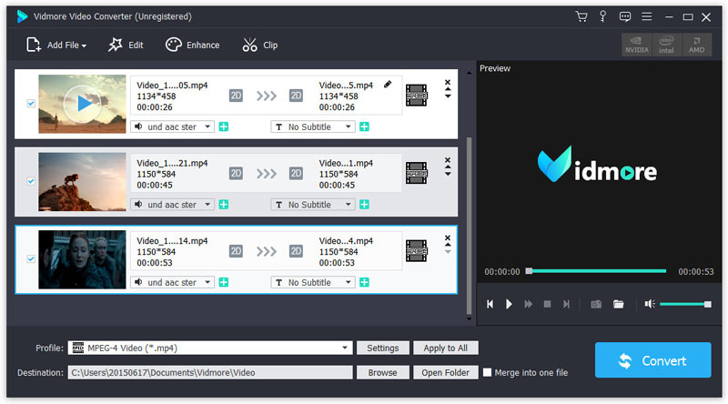 動画ファイルを変換