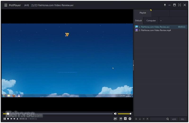 Daum PotPlayer のスクリーンショット