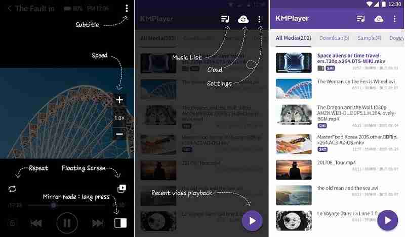 Samsung 向け KMPlayer