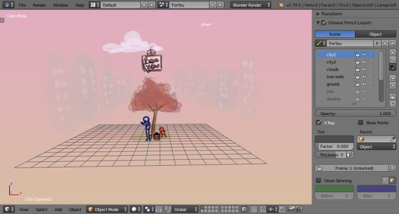 3D メーカー Blender