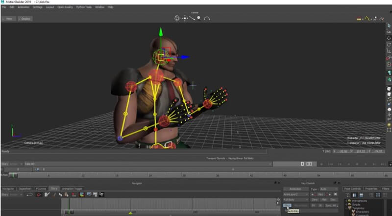 3D メーカー MotionBuilder